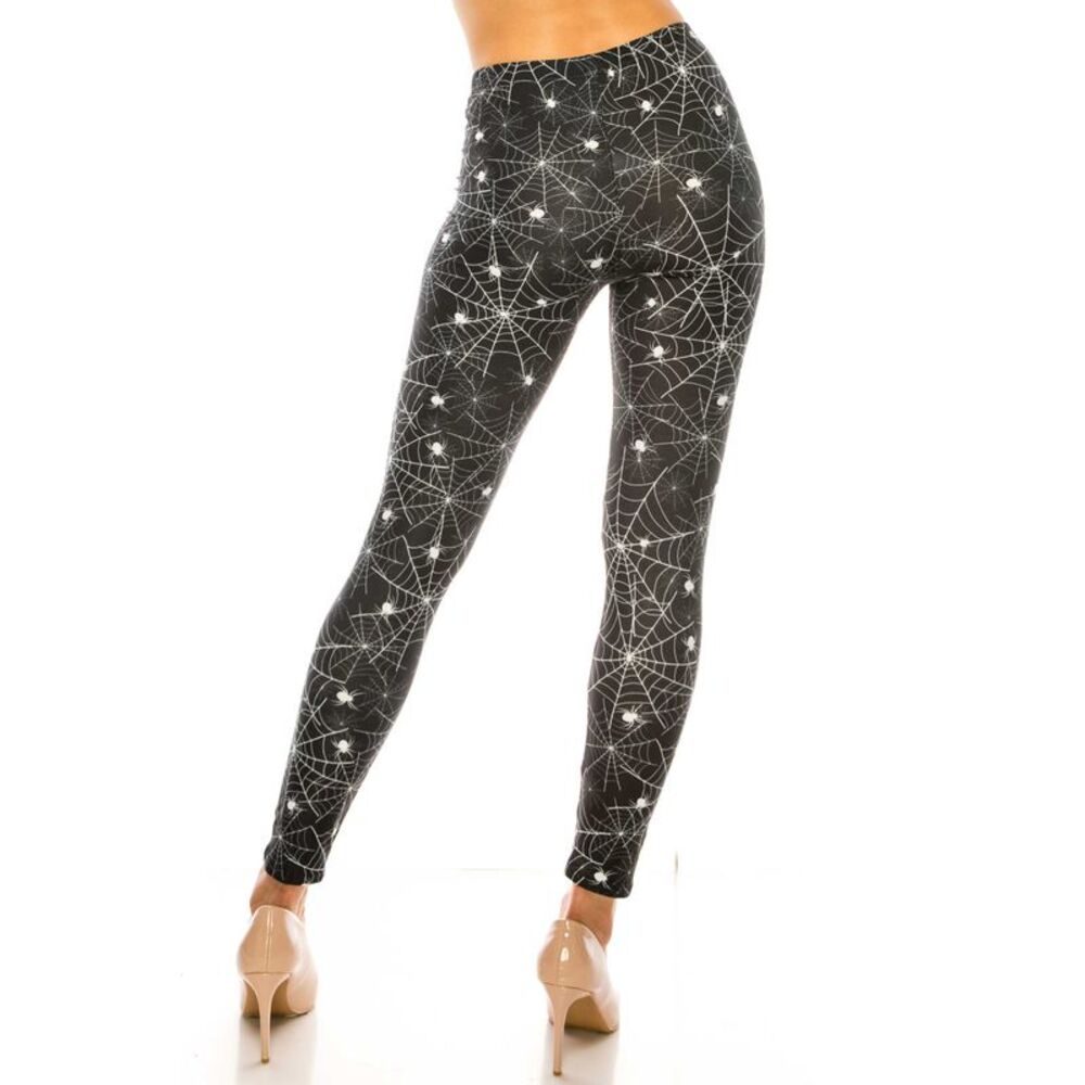USAFashion Creamy Soft Spiders and Spiderwebs Kids Leggings - USA Fashion™